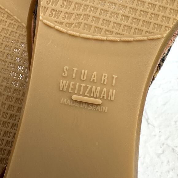 Stuart Weitzman Flatout Leopard-Print Wedge Slide Size 6.5 - Picture 7 of 11